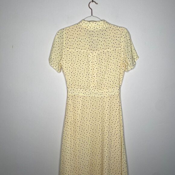 FRANK & OAK yellow polka dot maxi dress | Size: XS - Picture 6 of 6